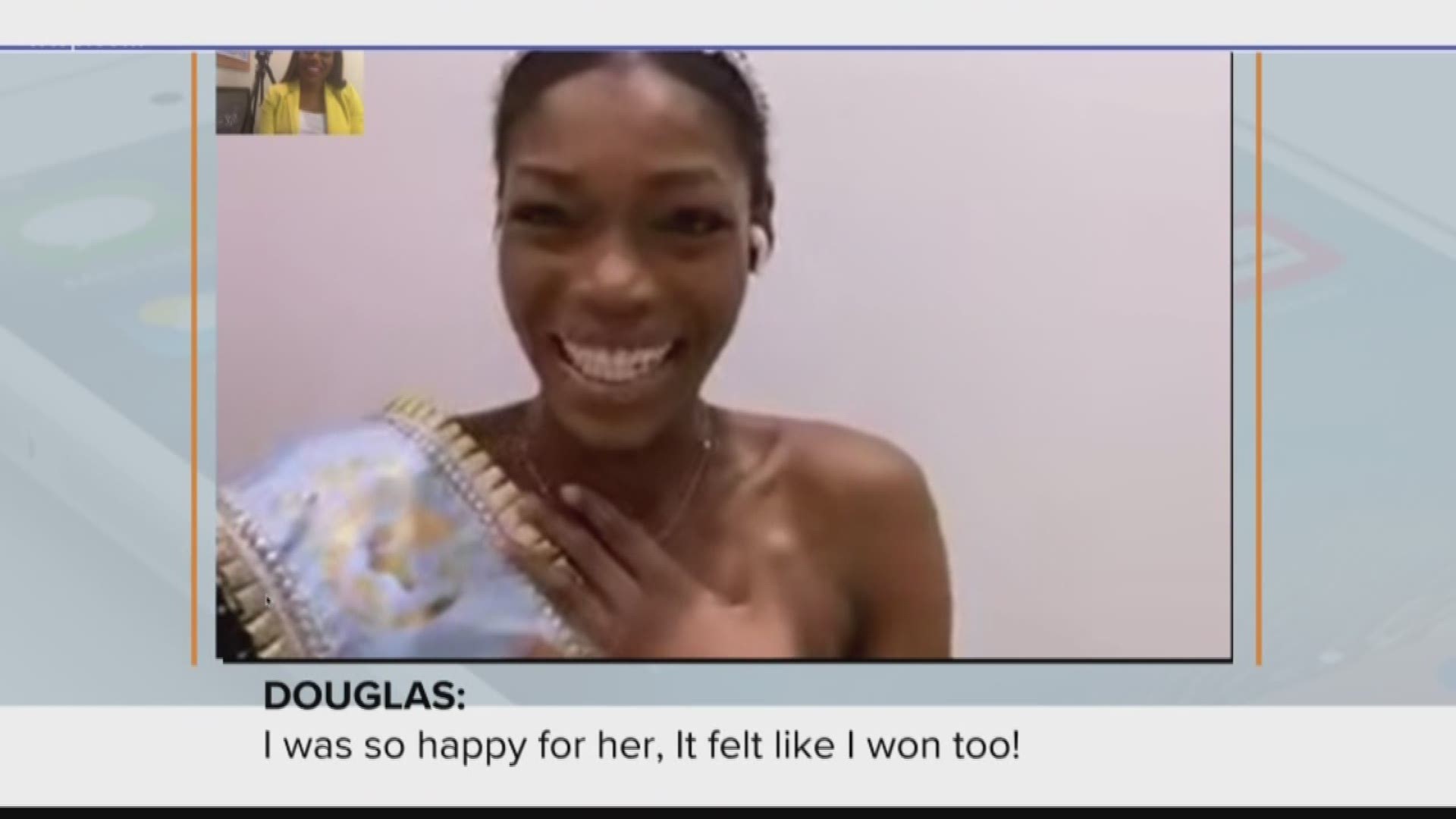 Miss Nigeria Nyekachi Douglas's reaction to finding out she was runner up has taken the internet by storm.