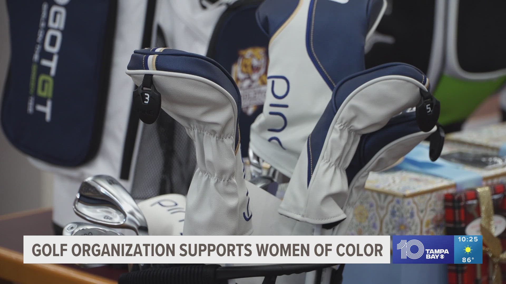 Middleton High School girls' golf team received $14,000 in new equipment from a partnership between two groups hoping to increase diversity in the sport.