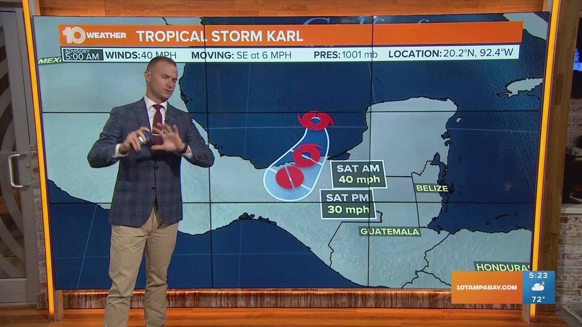 Another tropical wave is lingering in the Atlantic, but also isn't expected to be anything to worry about.