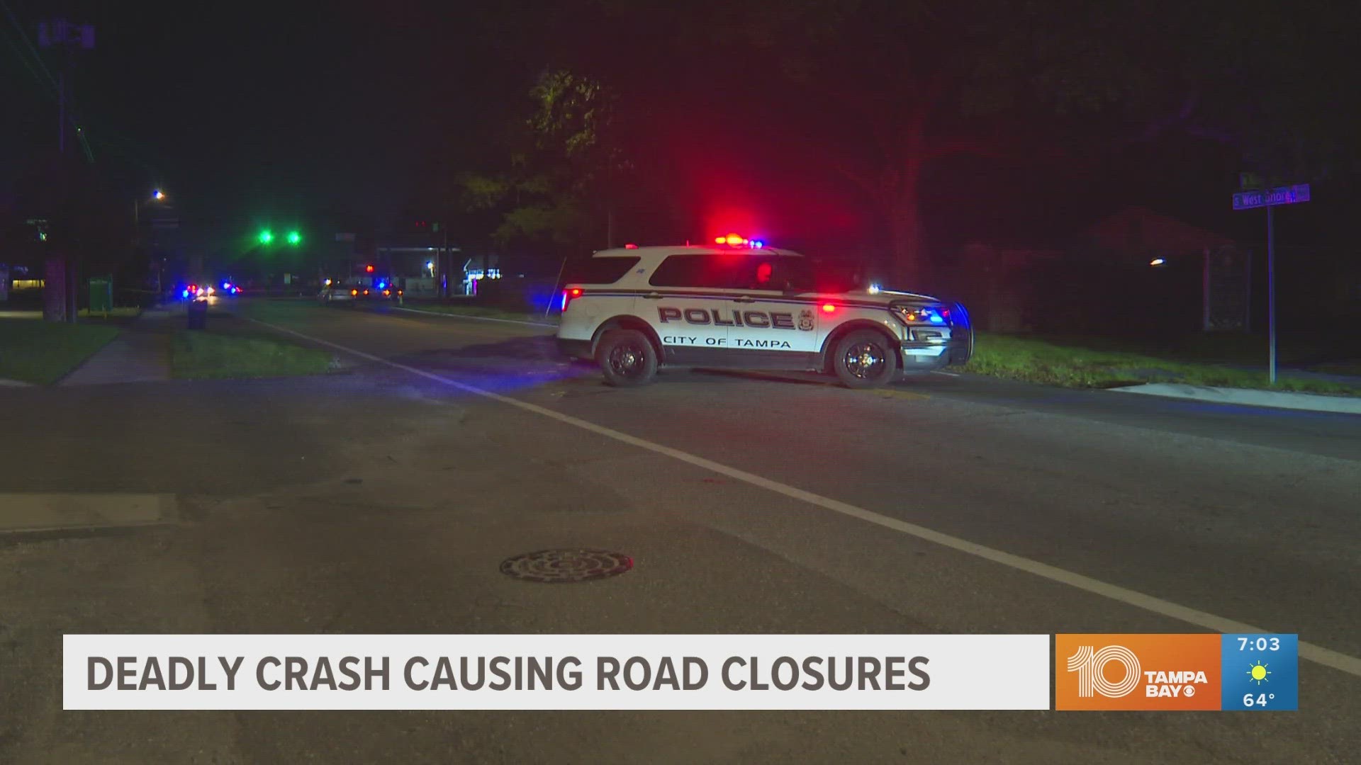 Deadly crash shuts down Tampa roads Sunday | wtsp.com