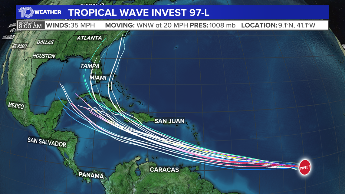 Invest 97l Projected Path 2024 Lilli Paulina