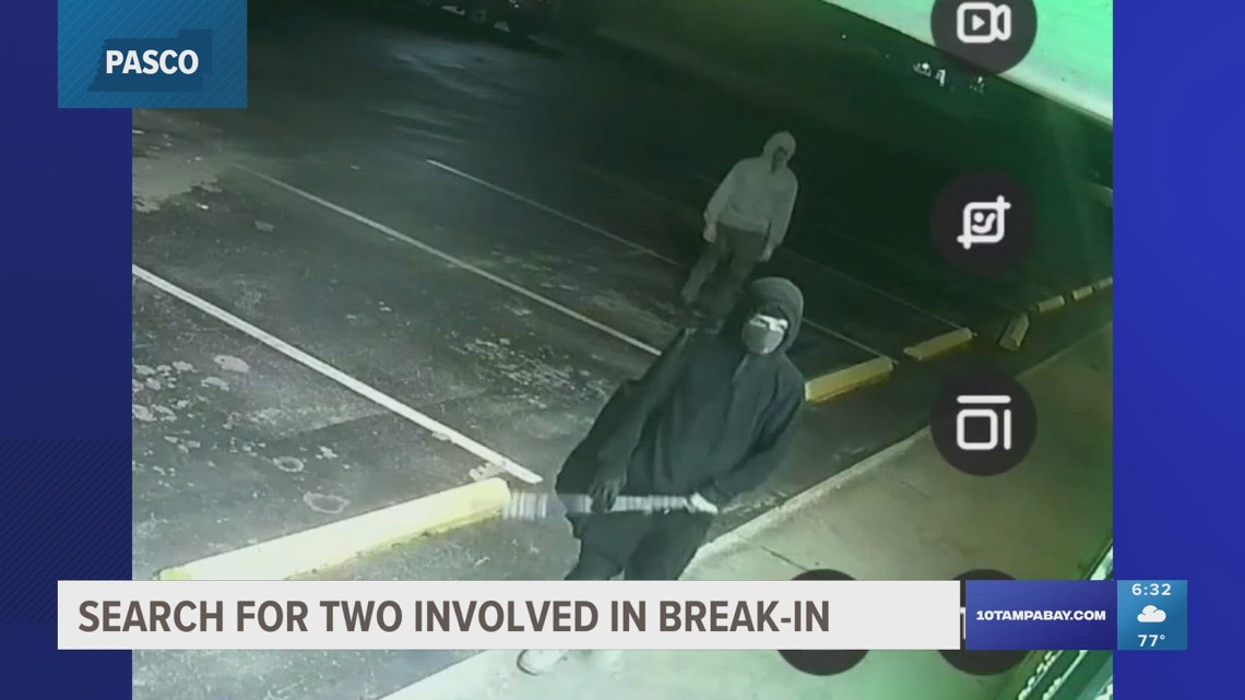 Police looking for two people caught on camera breaking into a business ...