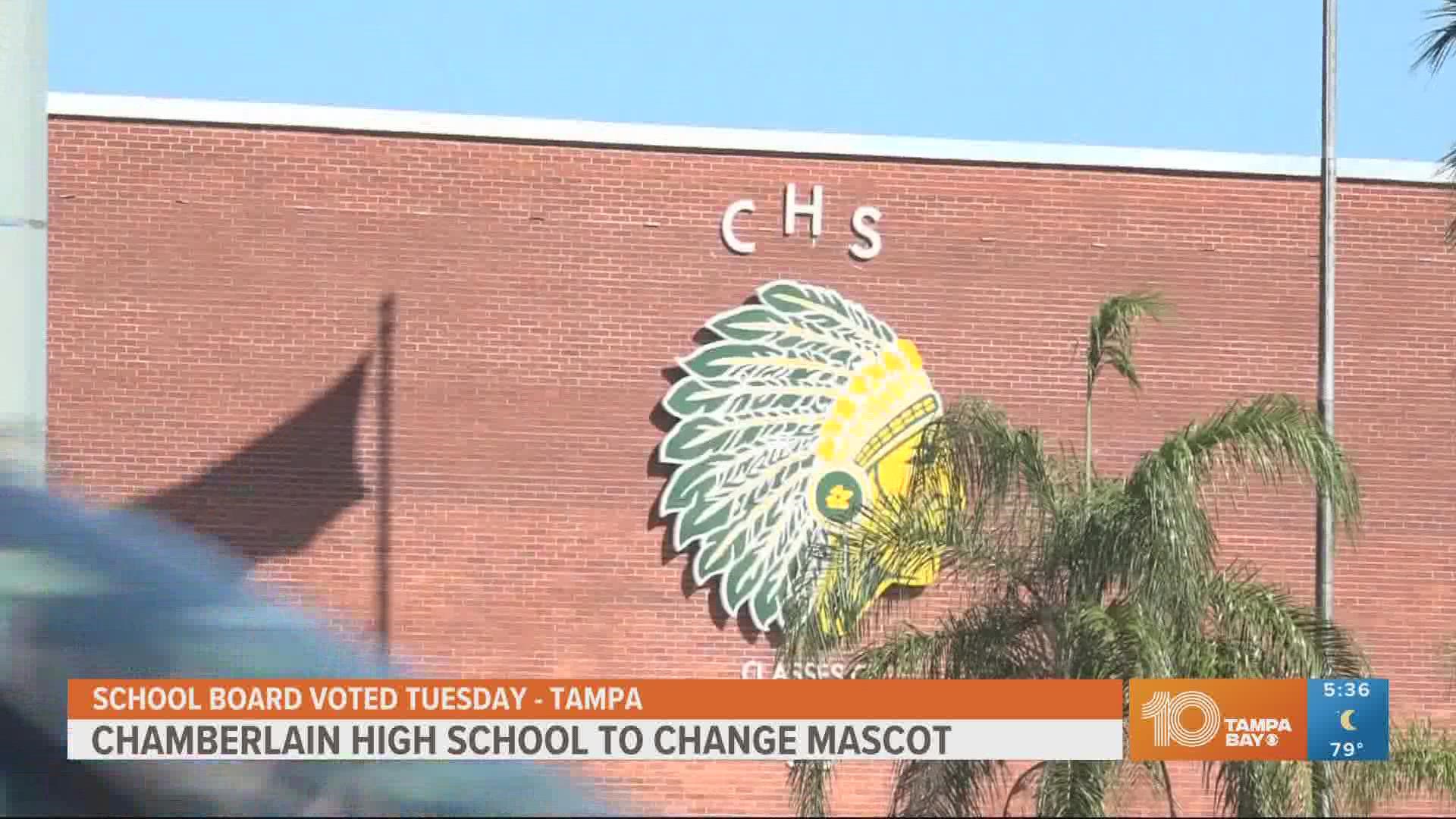 Chamberlain High School is one of the only schools in the district to have a Native American mascot.