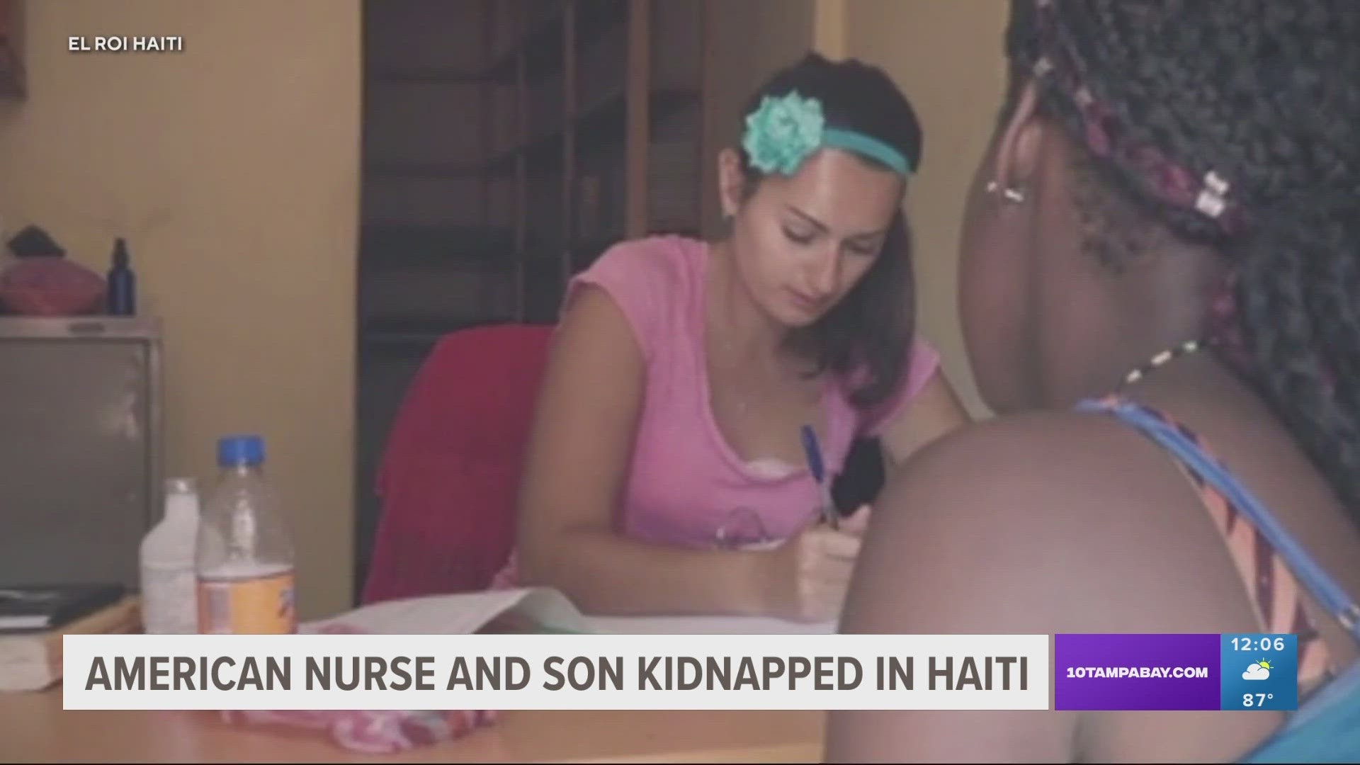 Alix Dorsainvil is a nurse for El Roi Haiti. The organization said Saturday that she and her young daughter had been kidnapped.