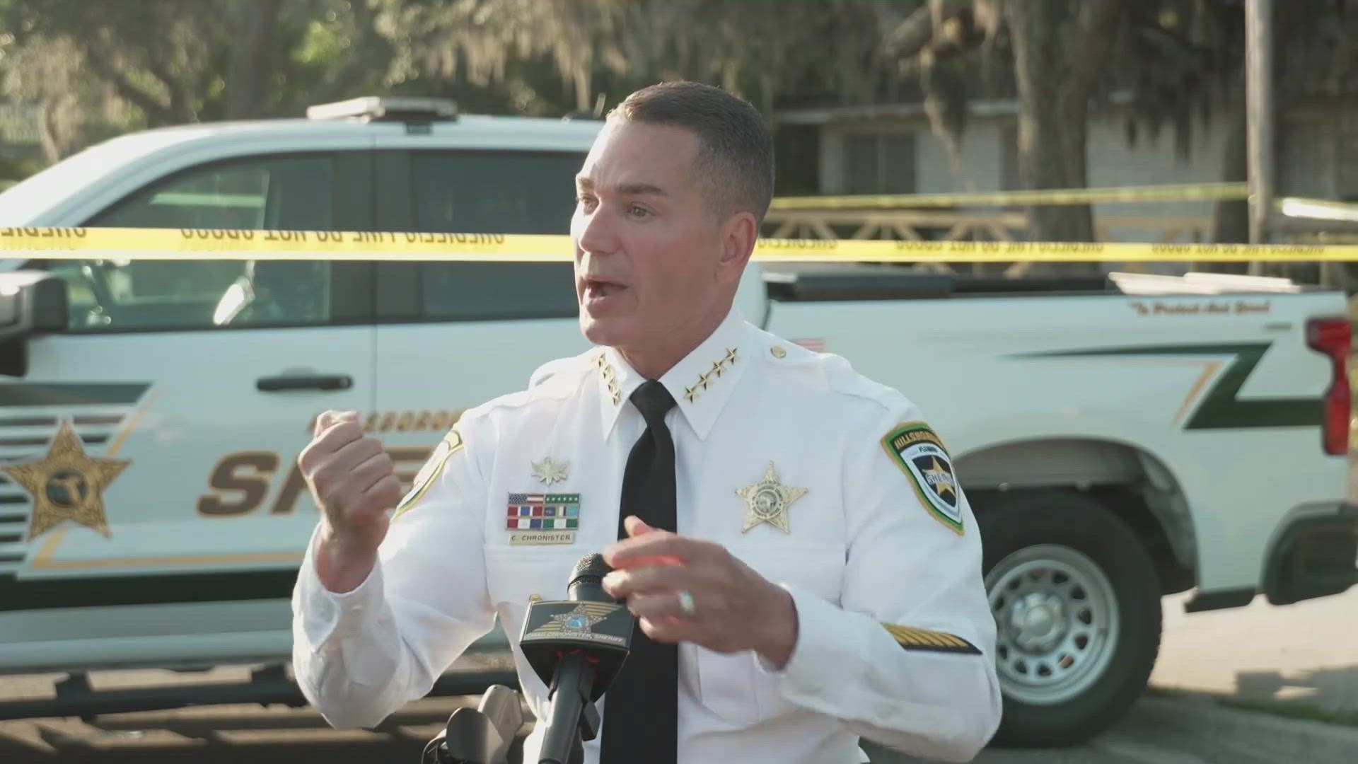 Hillsborough County's top law enforcement officer made the announcement on Tuesday.