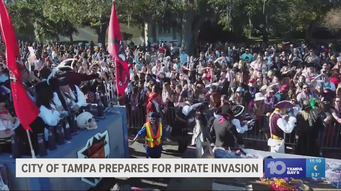 City of Tampa prepares for 2023 Gasparilla pirate invasion