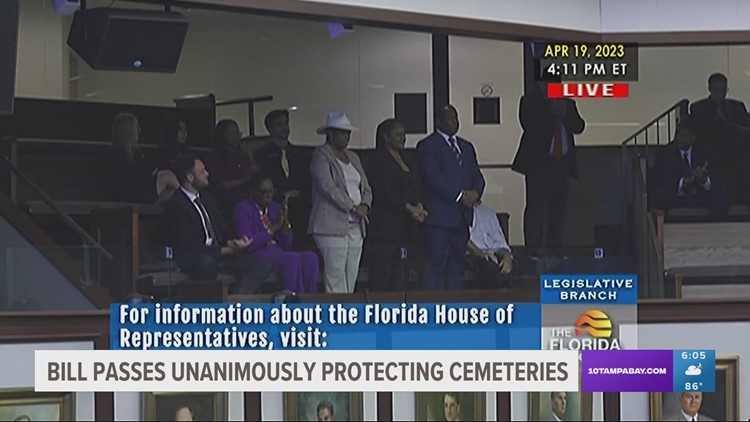 Bill to help find and protect Florida cemeteries receives unanimous support in Florida House