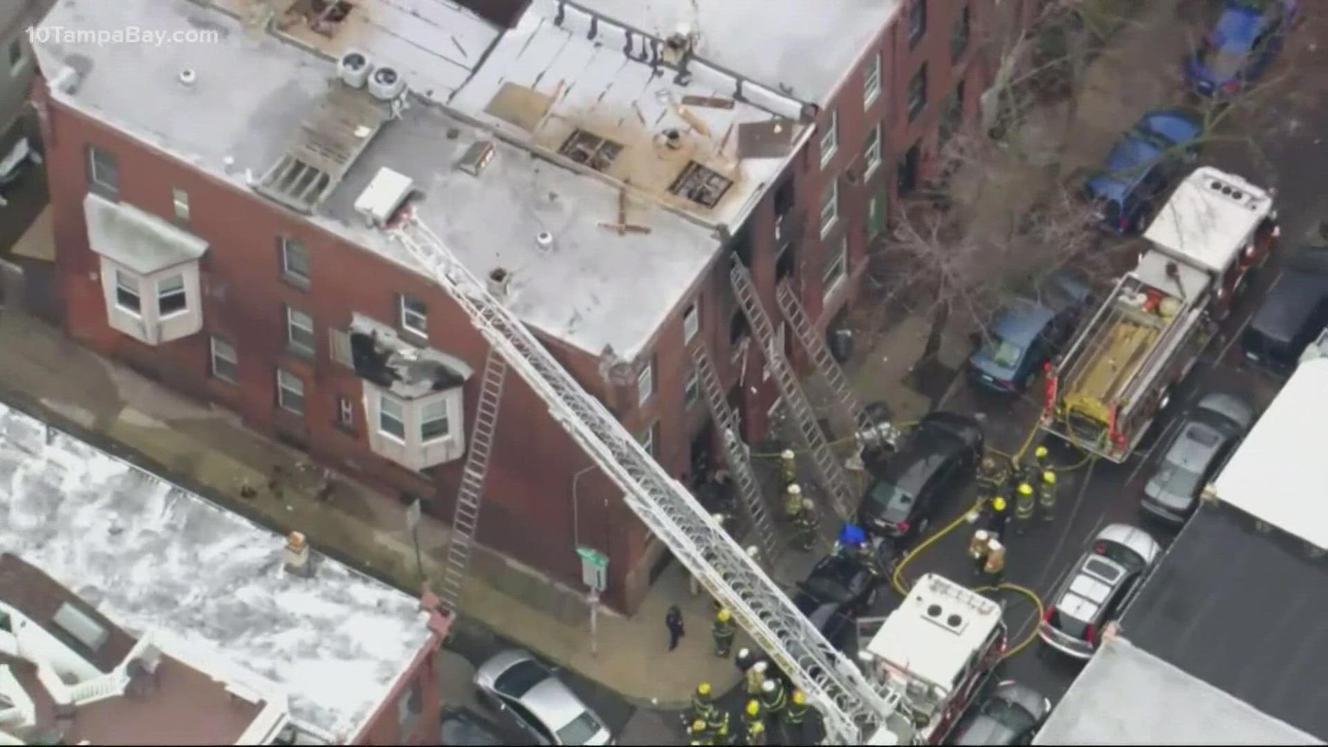 Four smoke alarms in the building, which was public housing, do not appear to have been working, fire officials said.