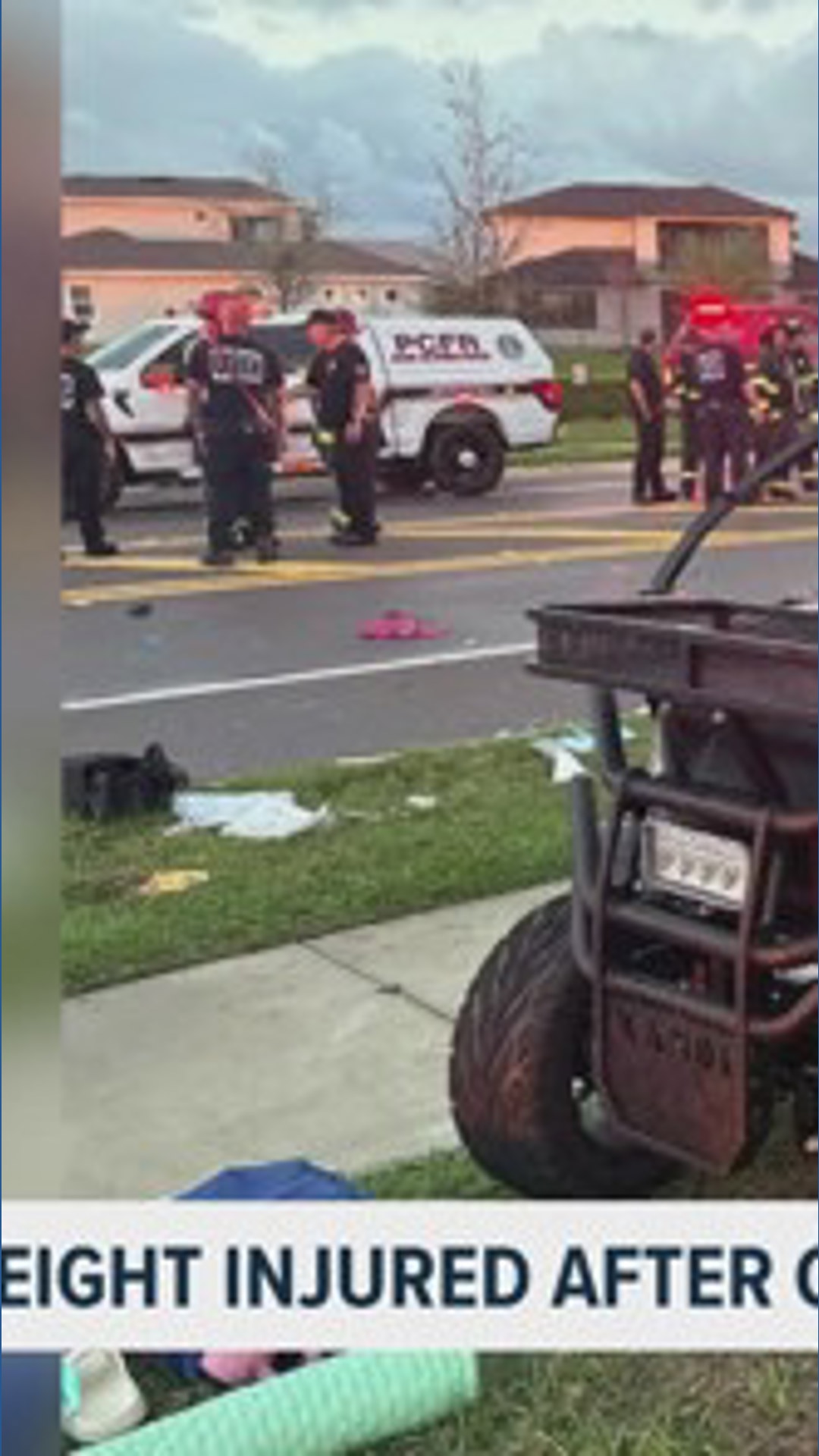 Pasco County family of 7, neighbor, seriously injured after golf cart ...