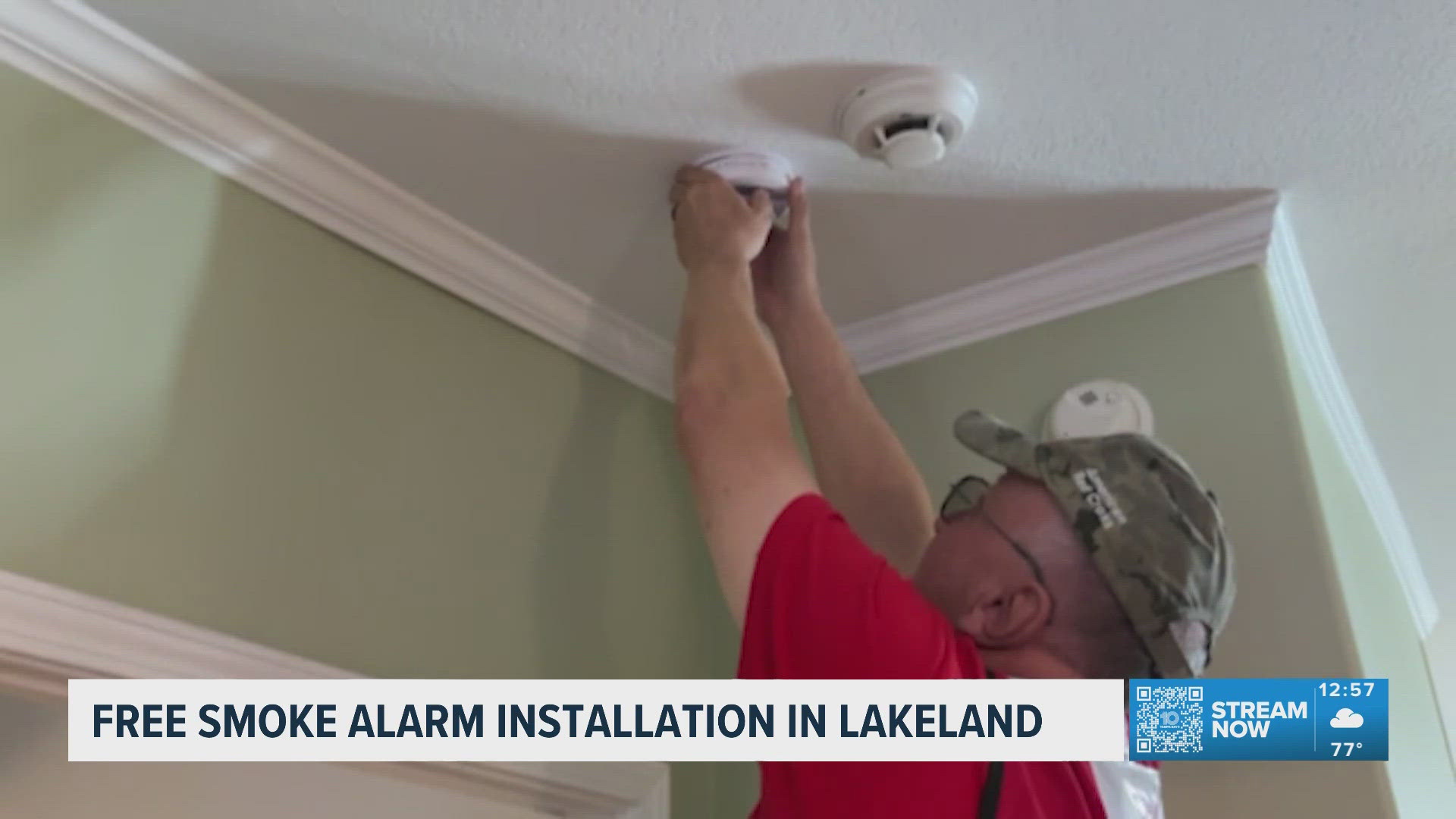 Red Cross, Lakeland firefighters install alarms in 40+ homes