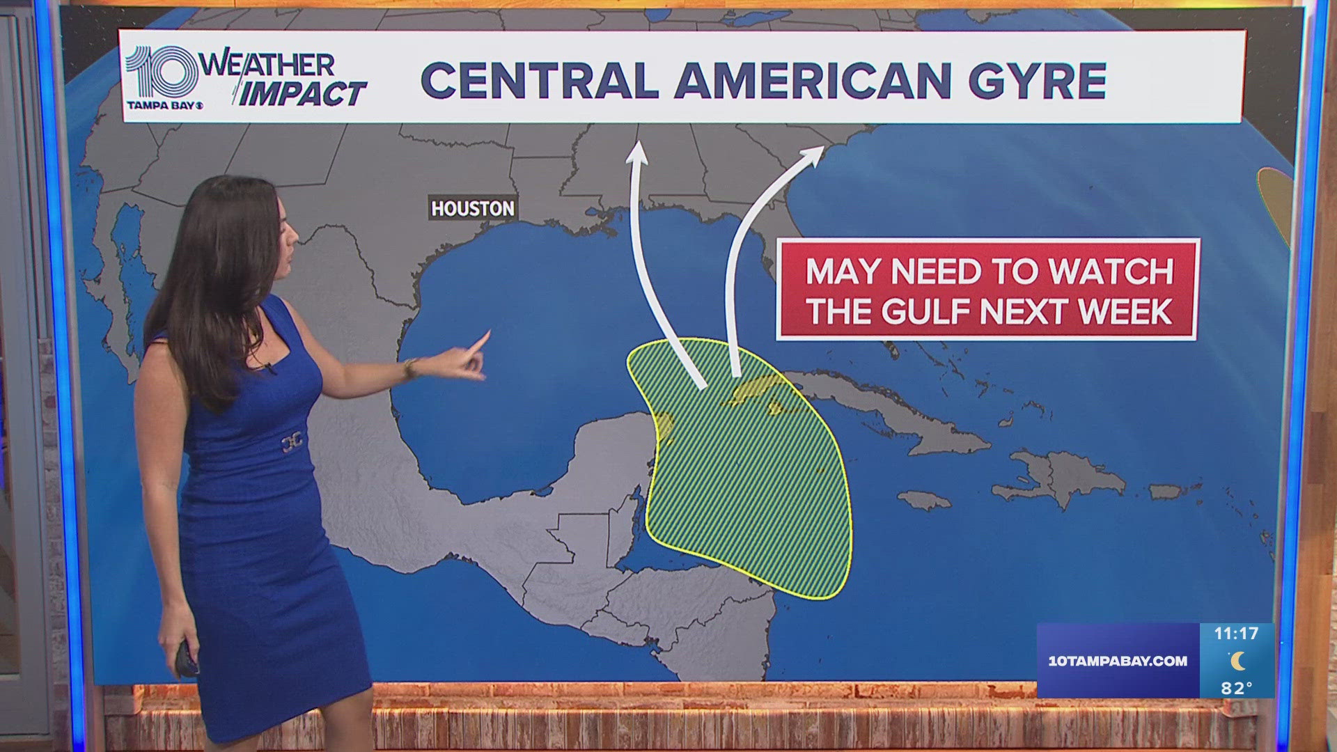 We're keeping a close eye on two areas of development in the tropics.