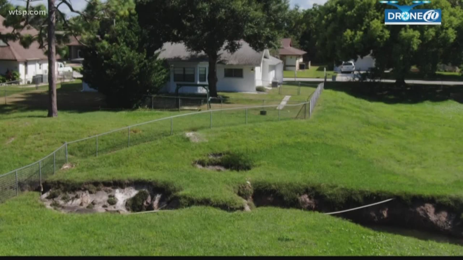 They are detecting sinkhole activity in the area. https://bit.ly/2Mhcgvw