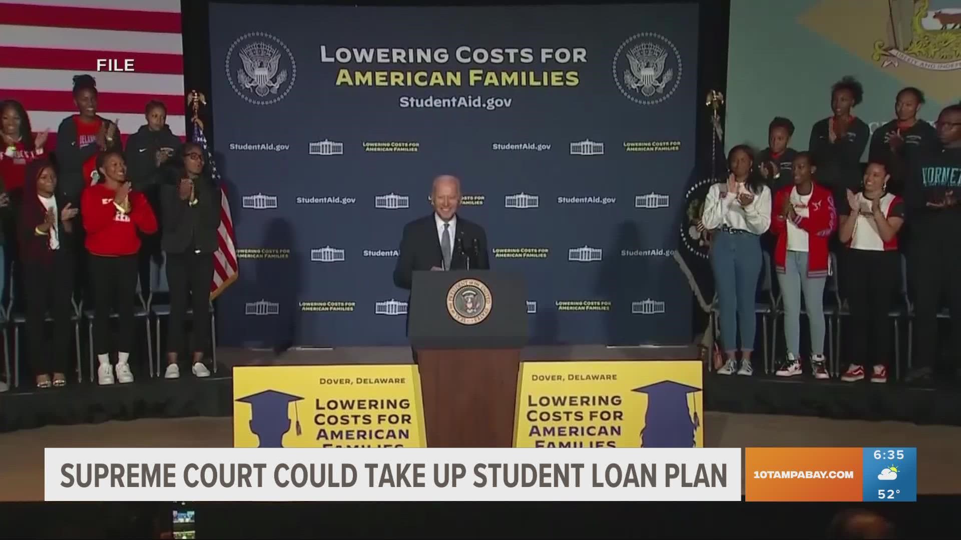 Student loan forgiveness: Biden plans Supreme Court appeal | wtsp.com