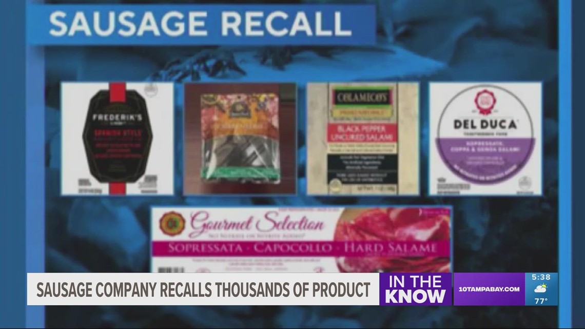 Ready-to-eat meat products from Rhode Island sausage company recalled