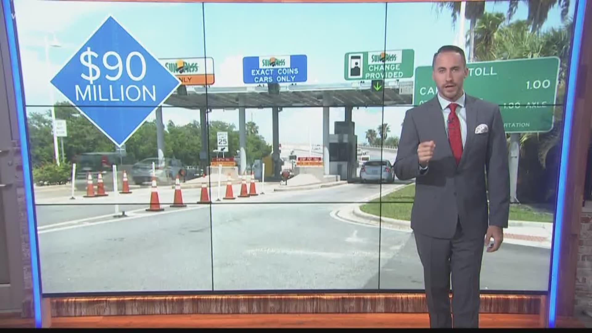 10Investigates has learned there are still millions in unpaid tolls from the period where SunPass was hampered by computer issues. A nationwide immigration sweep netted 35 arrests. A Clearwater officer wants to raise $1,500 to help a homeowner pay for damage caused by a gator to the inside of her home.