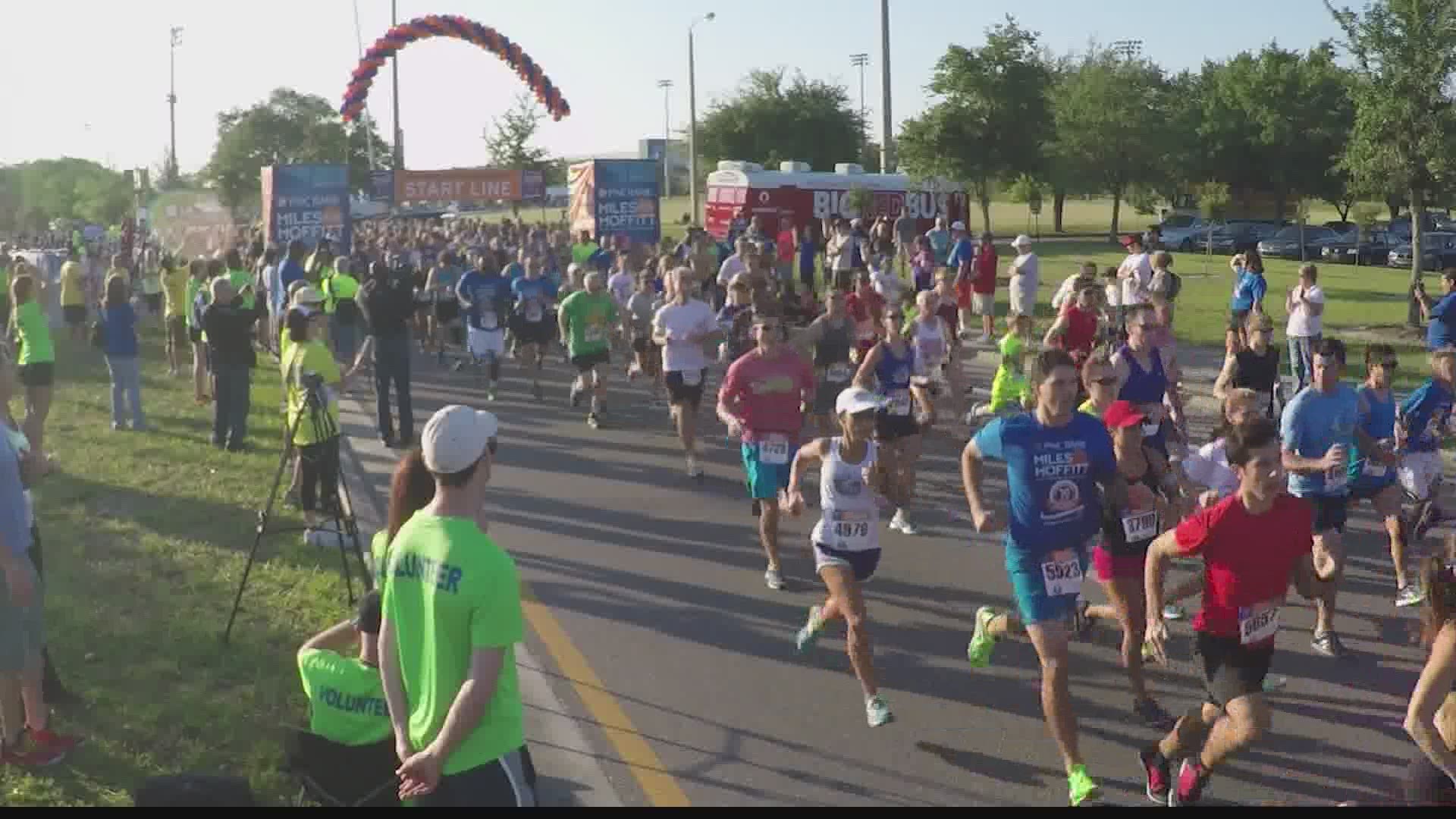 100 percent of the proceeds from the annual race goes toward cancer research at Moffitt Cancer Center.