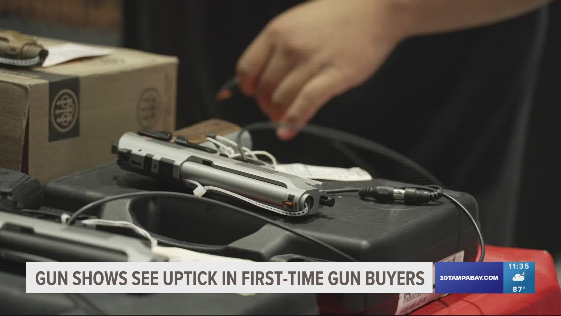 Florida gun shows see uptick in first-time buyers after permitless