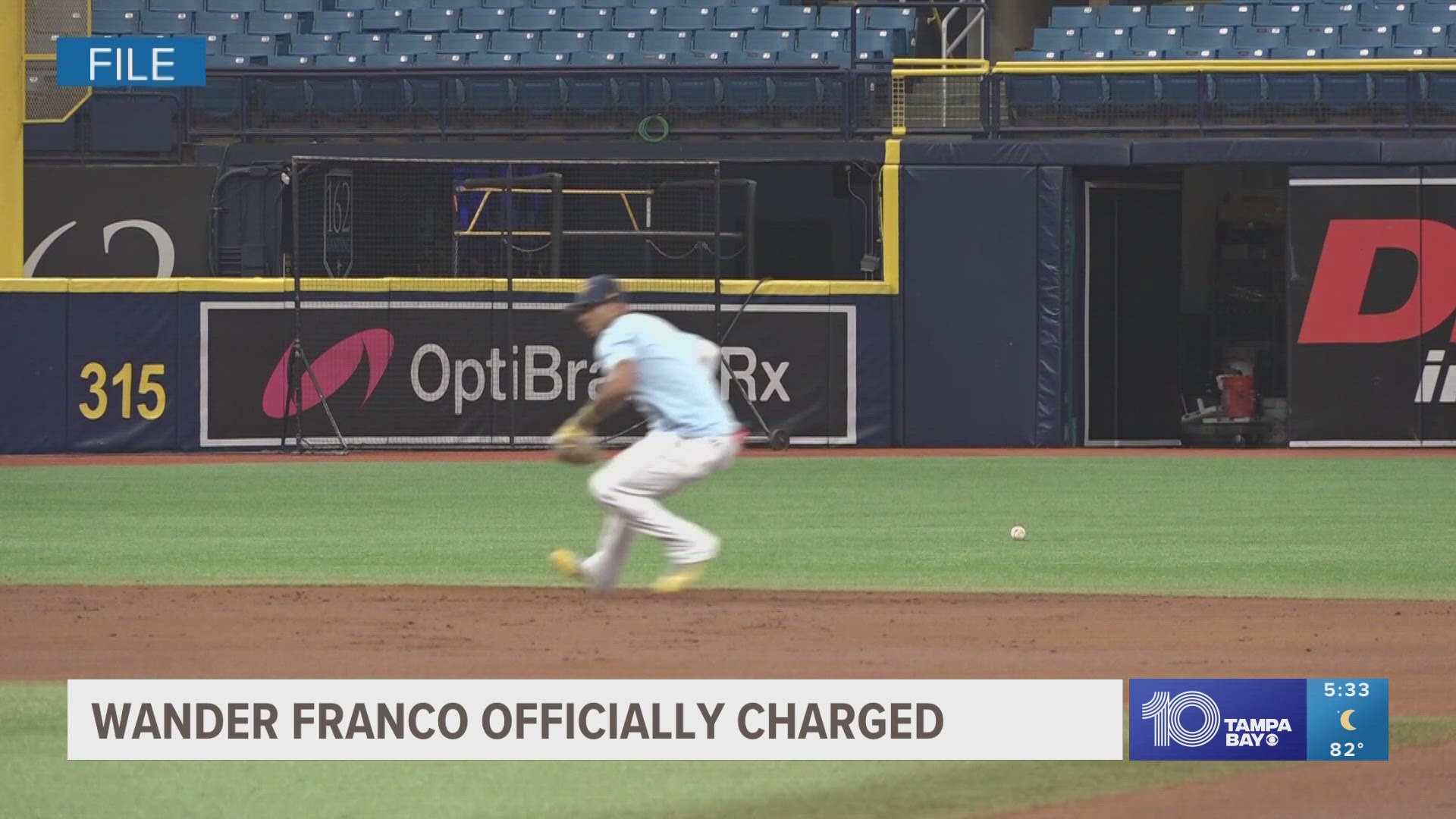 Tampa Bay Rays shortstop Wander Franco was formally charged on Tuesday by prosecutors in the Dominican Republic with sexually abusing a 14-year-old girl.