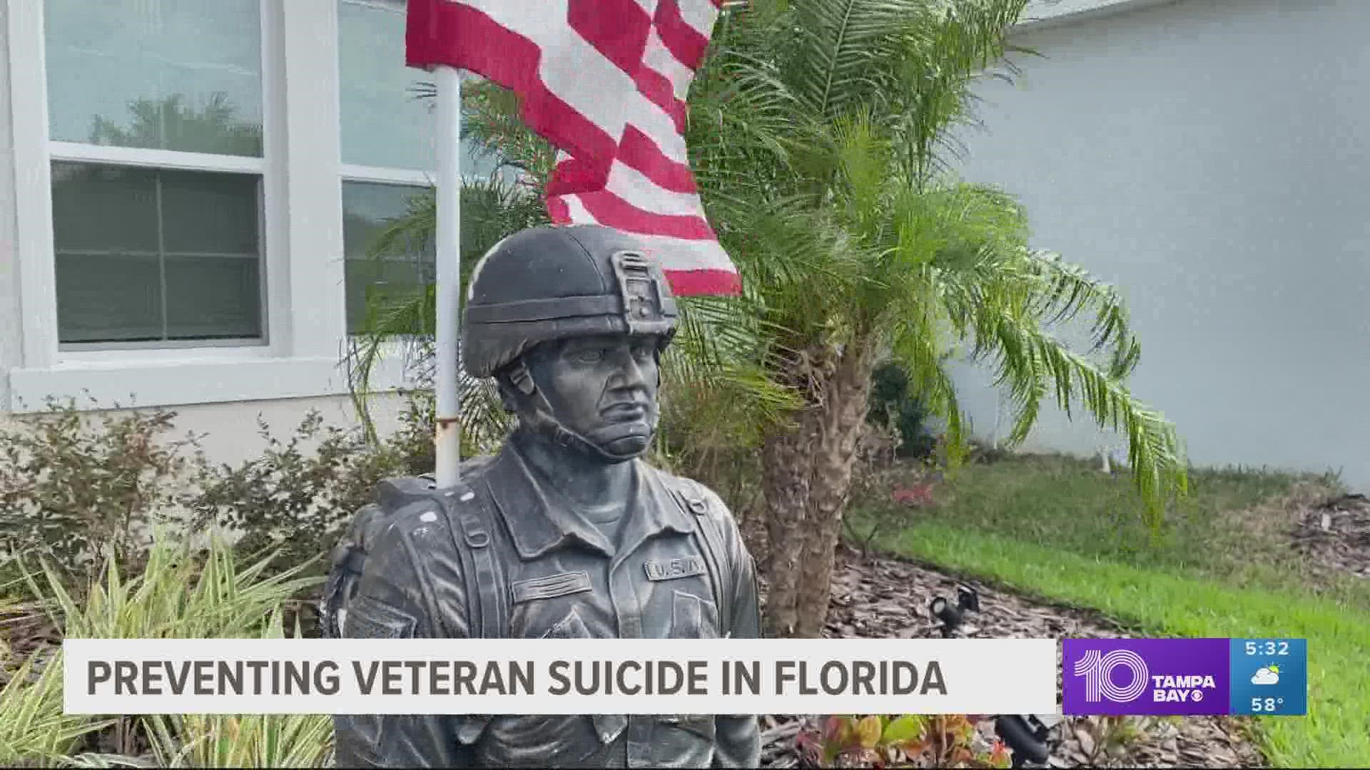 The Fire Watch tracks veteran suicides in Florida and offers free training to anyone to help them spot a veteran in emotional distress and find resources.