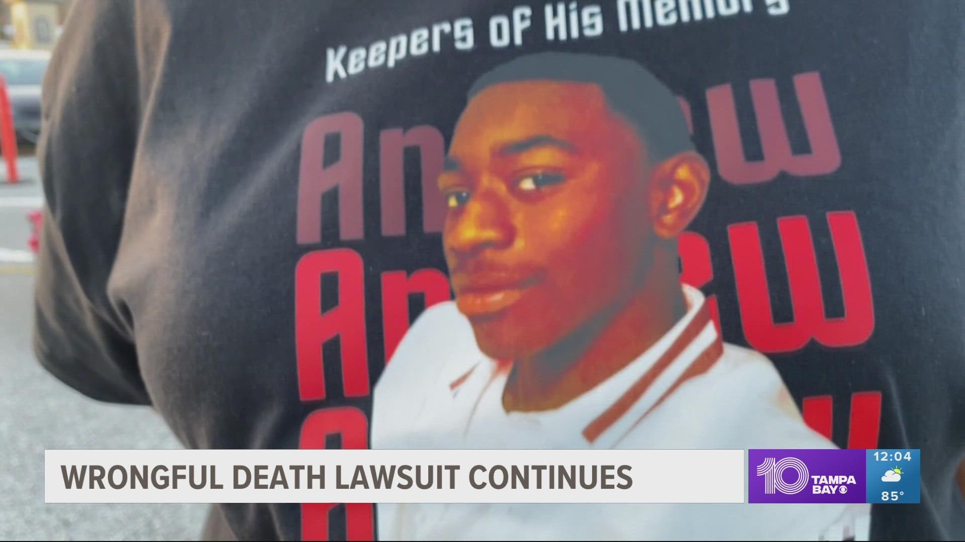 Wrongful death lawsuit of 14yearold Andrew Joseph III in its 2nd day