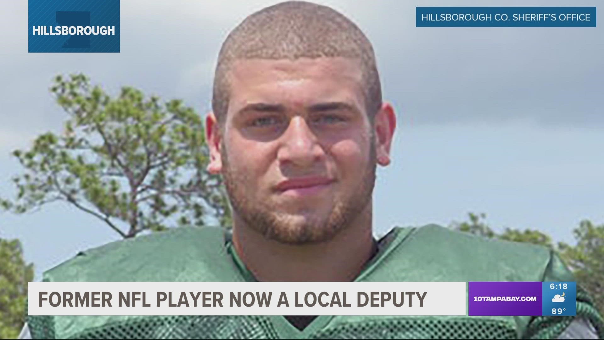 The 26-year-old actually grew up in the Tampa Bay area and was allegedly a "standout" football player at Weeki Wachee High School, the sheriff's office explains.