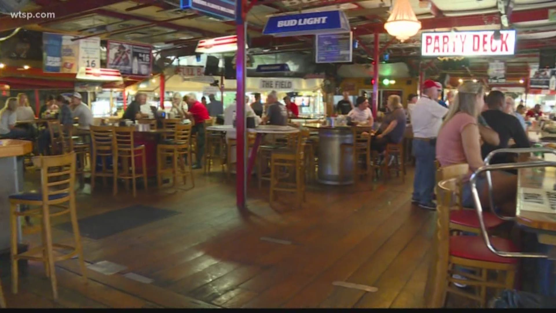 Local bars and restaurants say they're concerned about the impact canceled sporting events could have on their business.