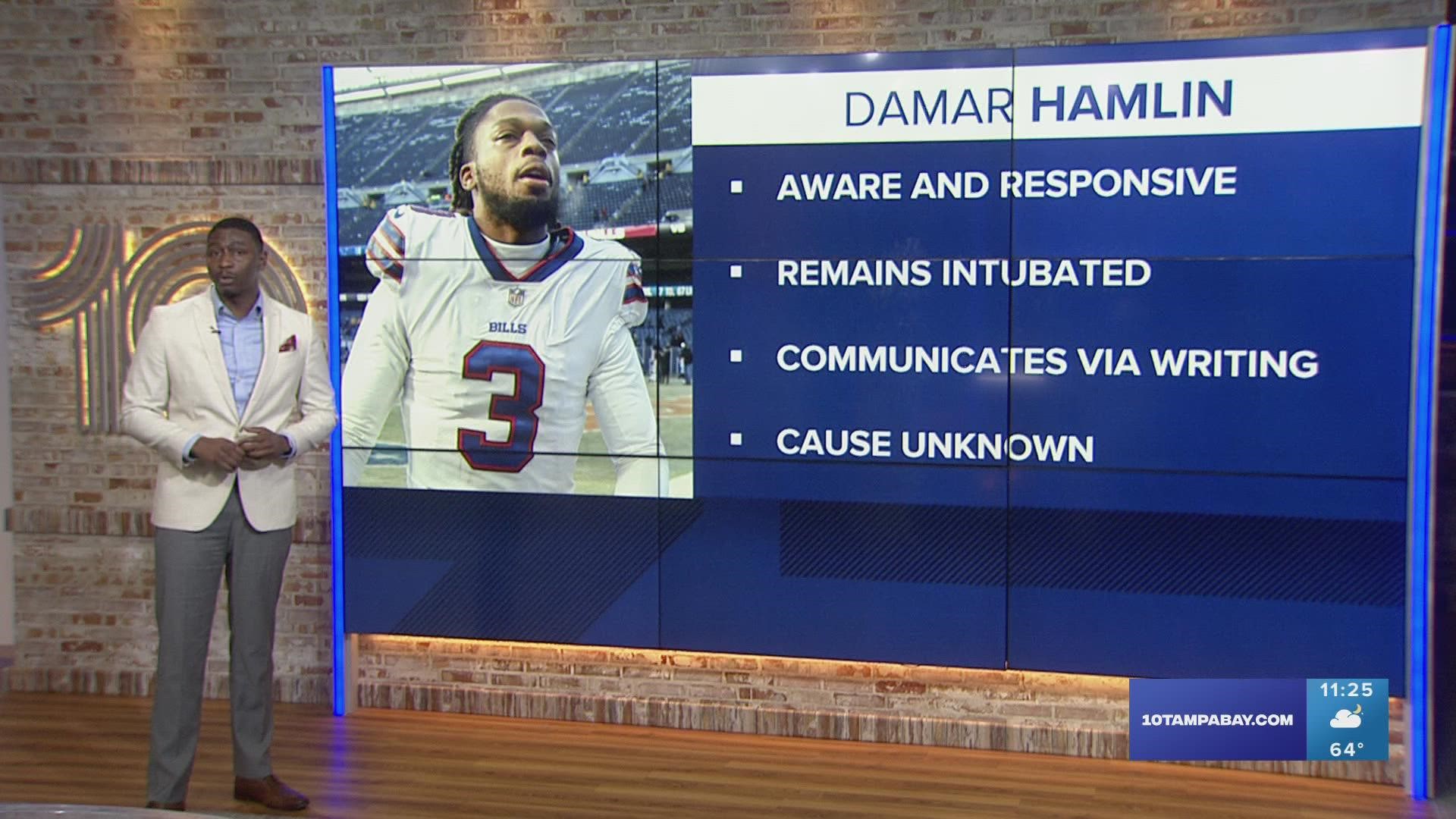 Doctors Give Update on Damar Hamlin's 'Remarkable Improvement'