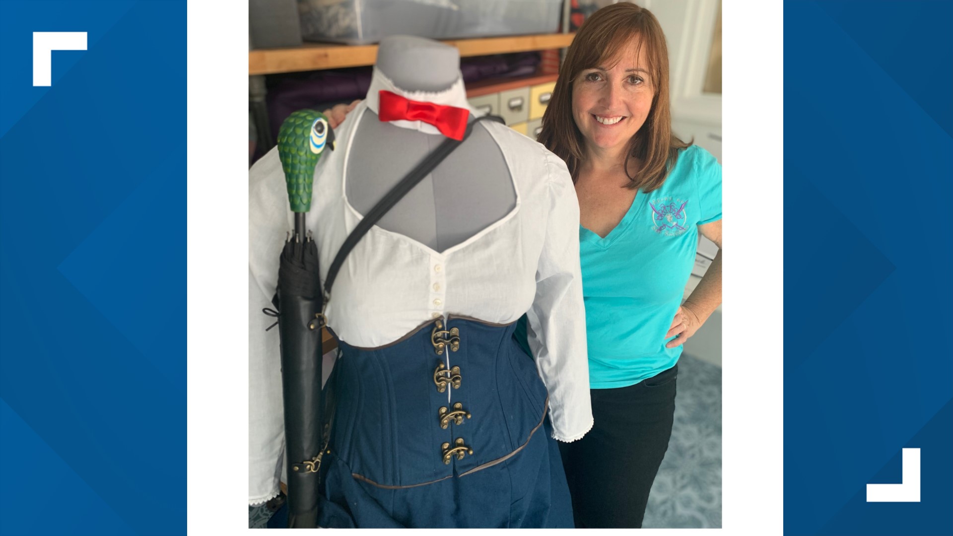 Ellen Abshire is taking her historical costume sewing skills to the next level.