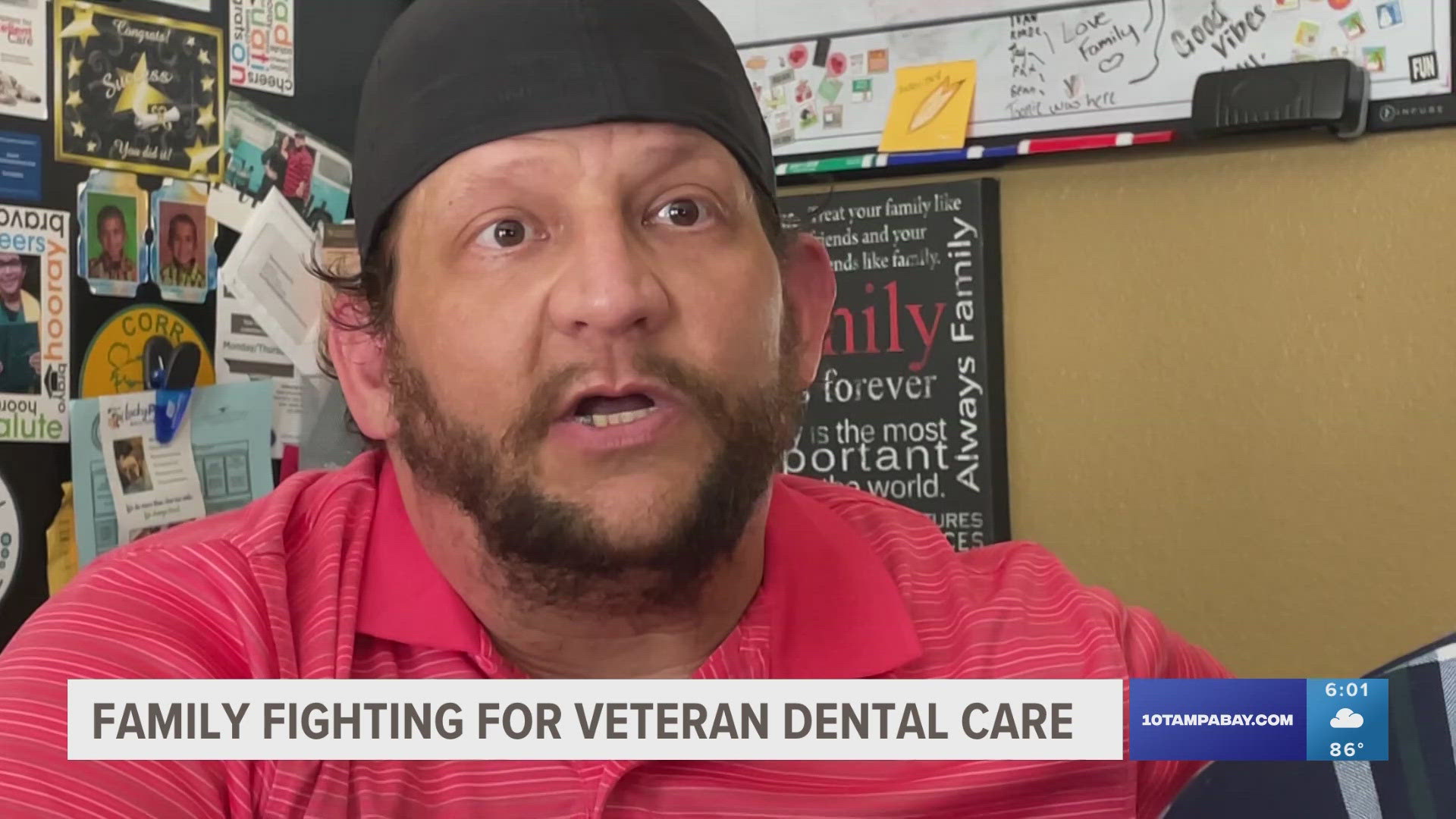 Of the more than 9 million veterans who are eligible for medical care from the VA, 85% are not eligible for dental care.