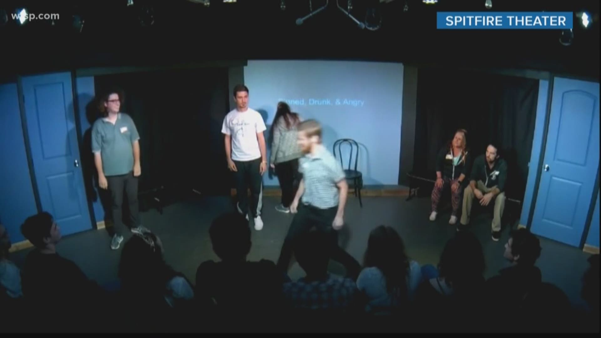 The workers at Spitfire Theater in St. Petersburg train actors and go to special events to train themselves. https://on.wtsp.com/2PU3vYq