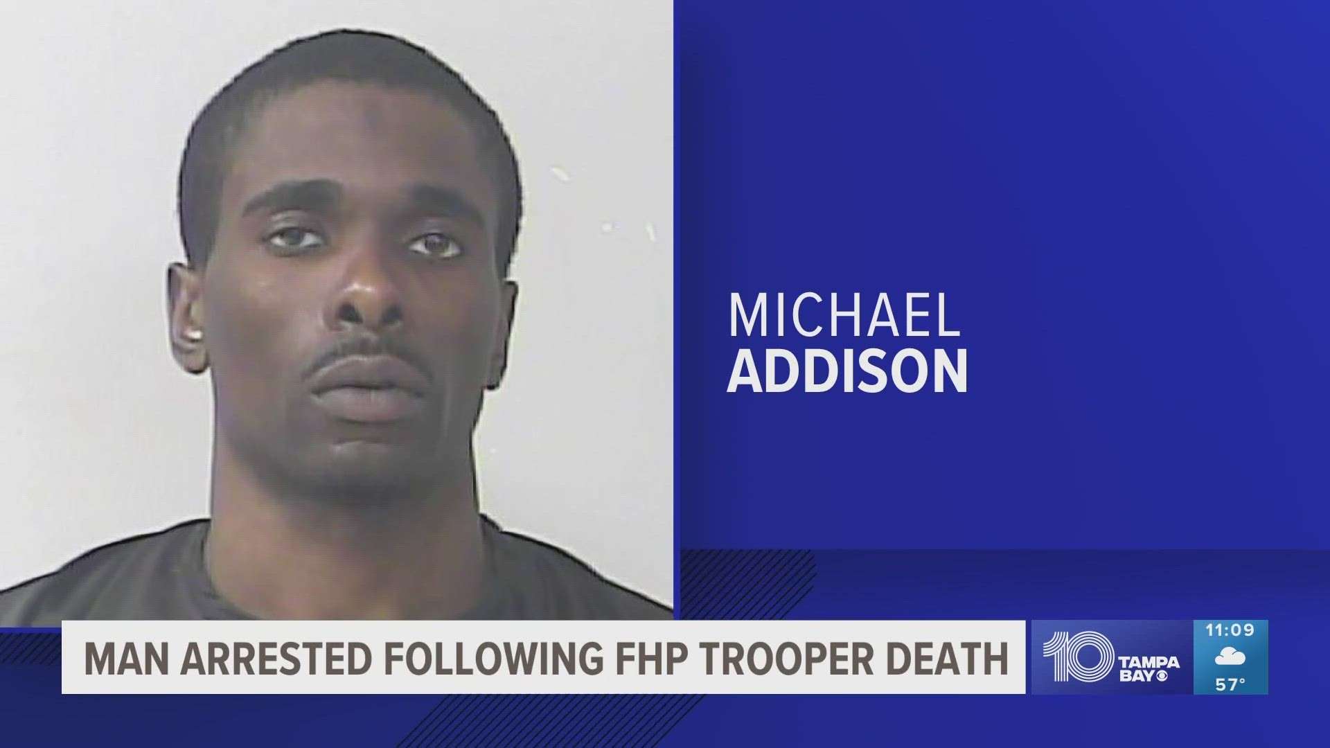 Man arrested following FHP trooper's death.