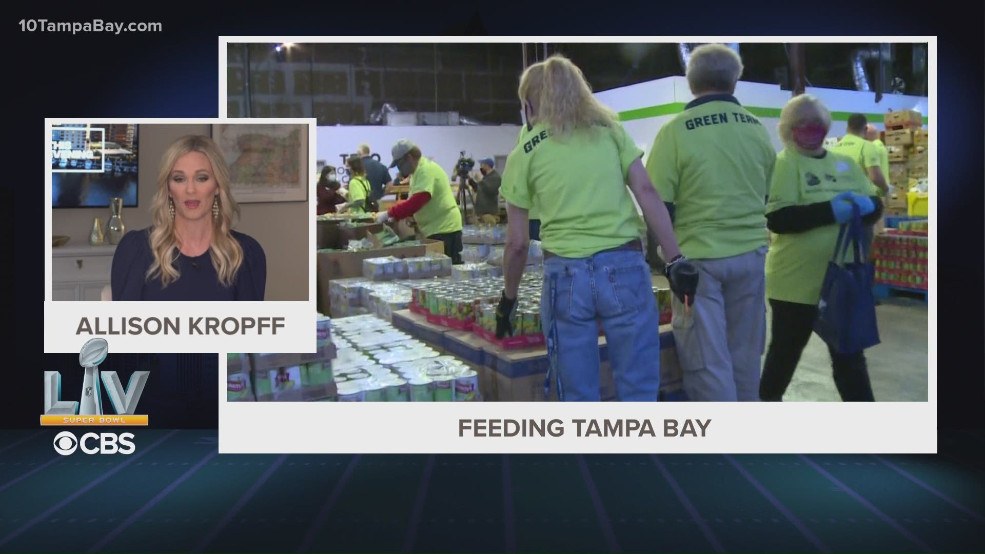 More than a thousand food packs will be given to a handful of schools in the Tampa Bay area.