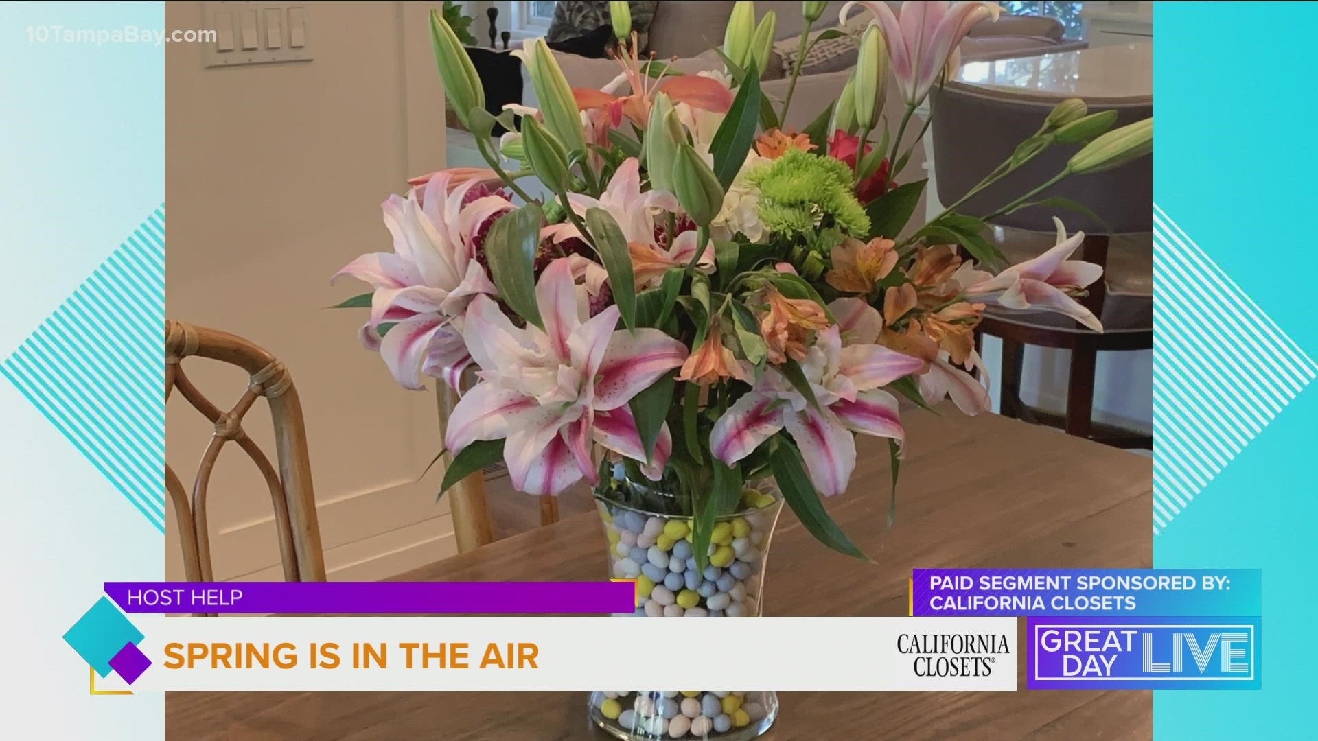 In this week’s Host Help sponsored by California Closets, Janelle shows you a DIY spring vase you can tweak to use year-round.