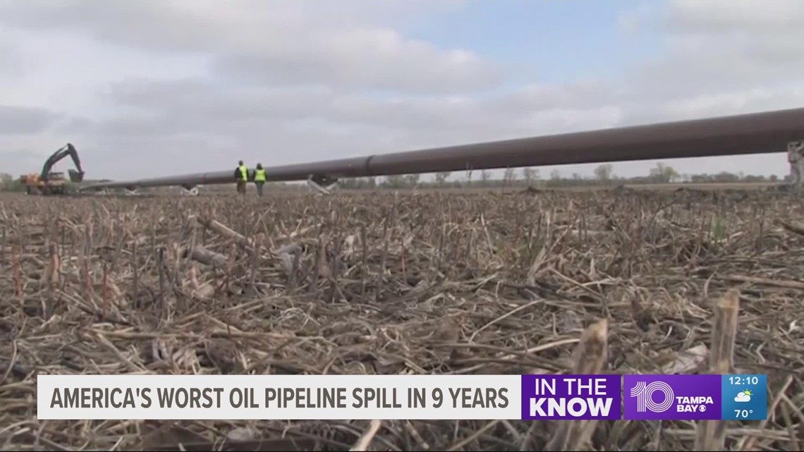 Cleanup continues after ruptured pipe caused largest Keystone pipeline ...