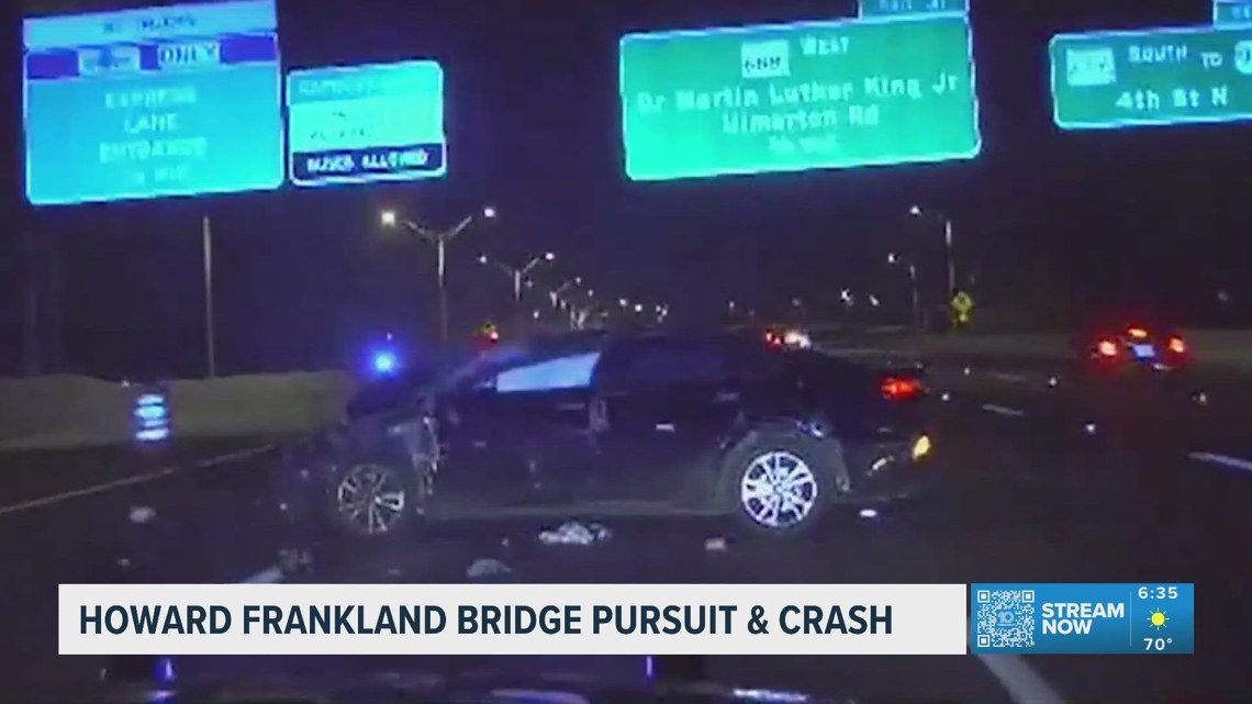 Florida Highway Patrol arrests a woman after a pursuit and a crash on ...