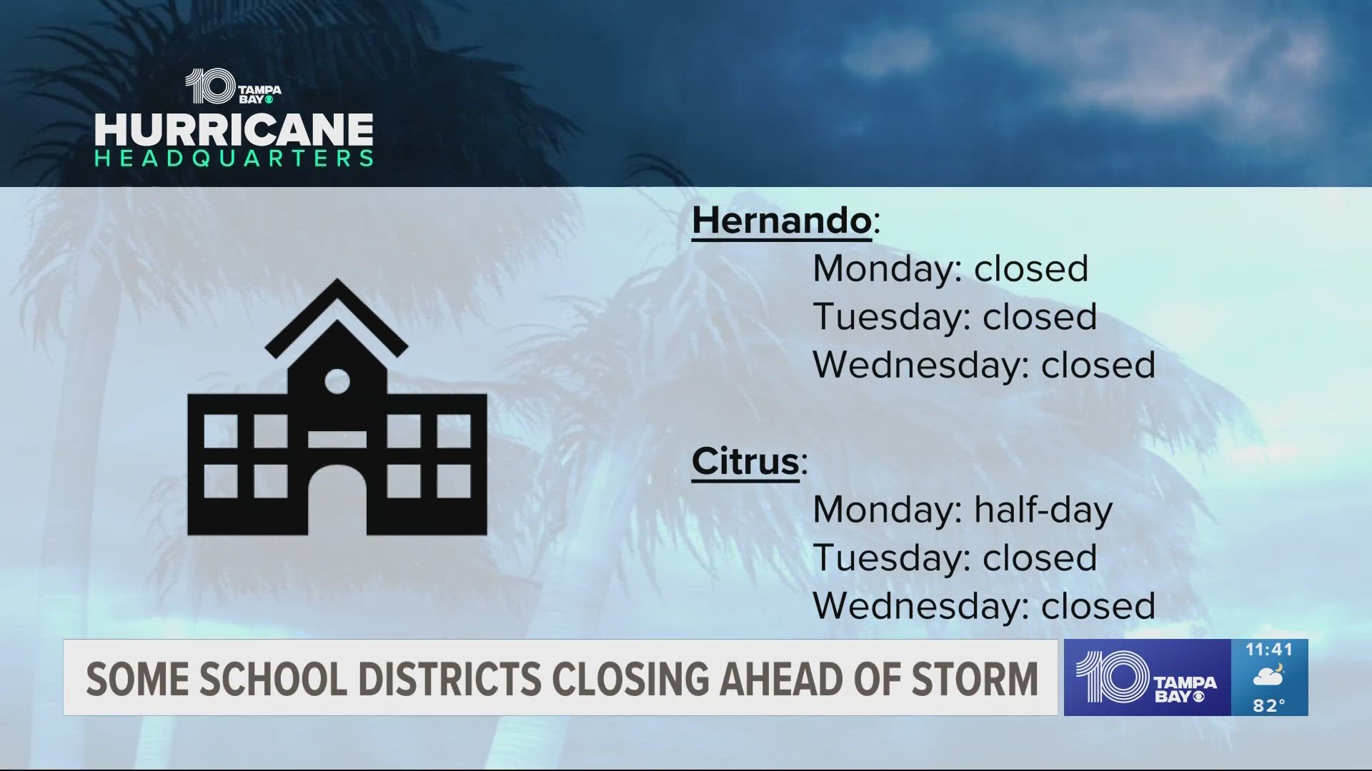 Here's what is closed in Tampa Bay because of Idalia