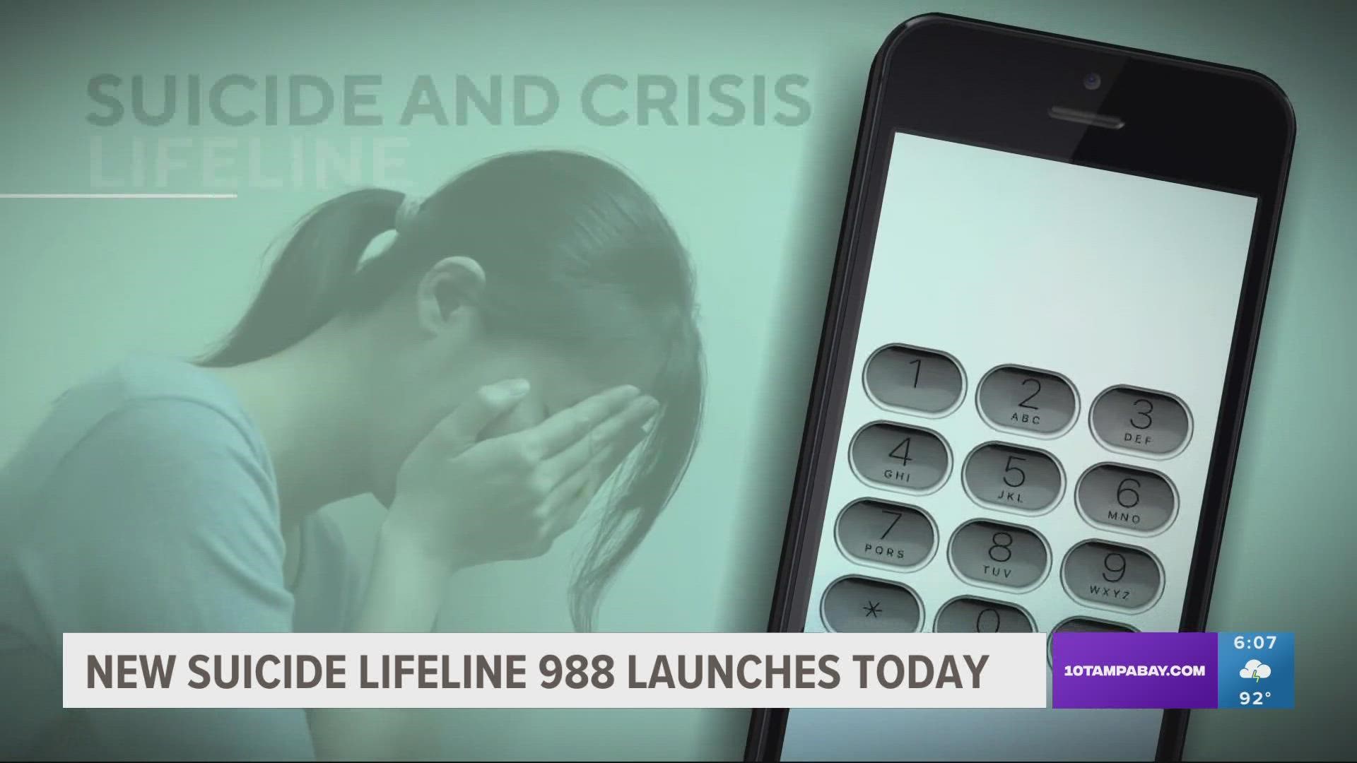 Instead of a dispatcher sending police or paramedics, 988 will connect people who call or text with trained mental health counselors, and eventually much more.