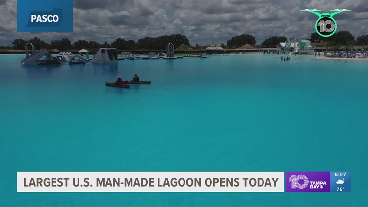 Largest man-made lagoon in the US opens in Florida
