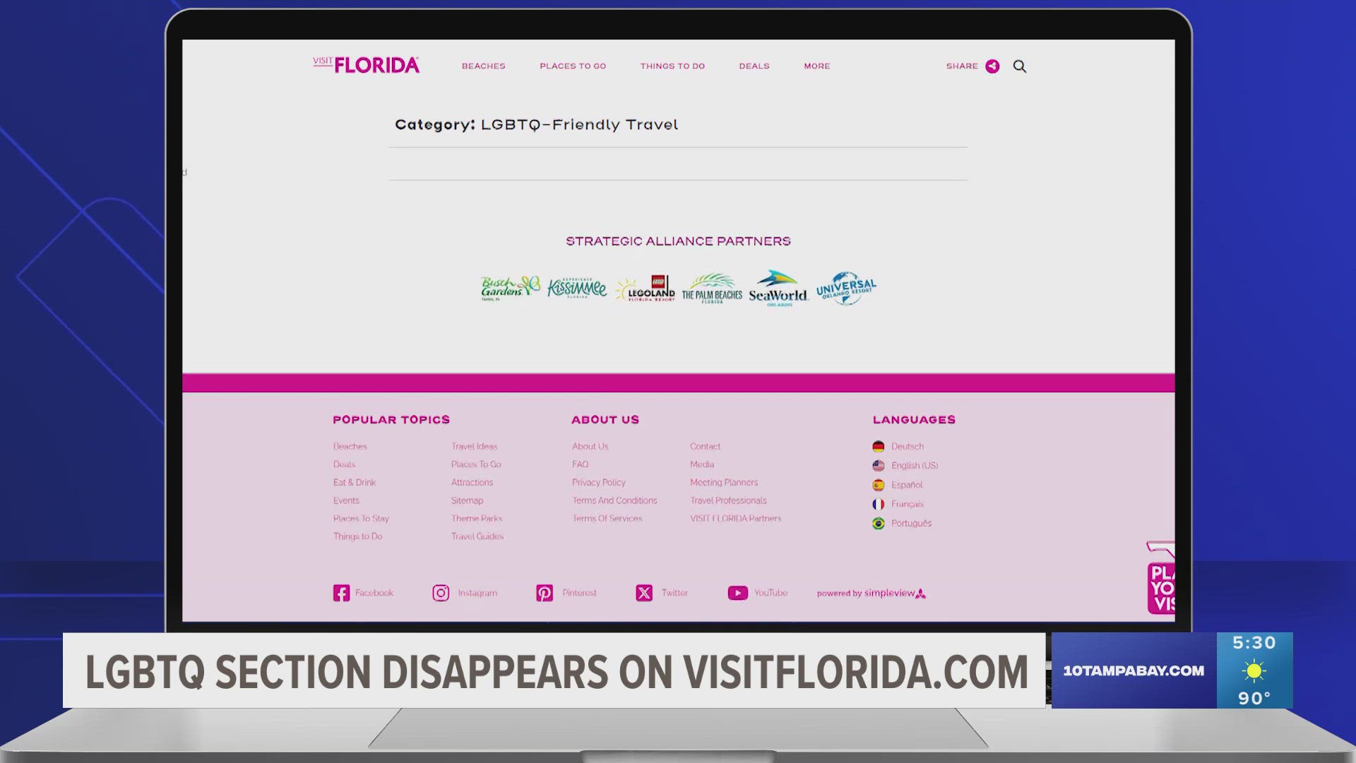 “It's just disgusting to see this,” Keith Blackburn, who heads the Greater Fort Lauderdale LGBT Chamber of Commerce said. “They seem to want to erase us.”