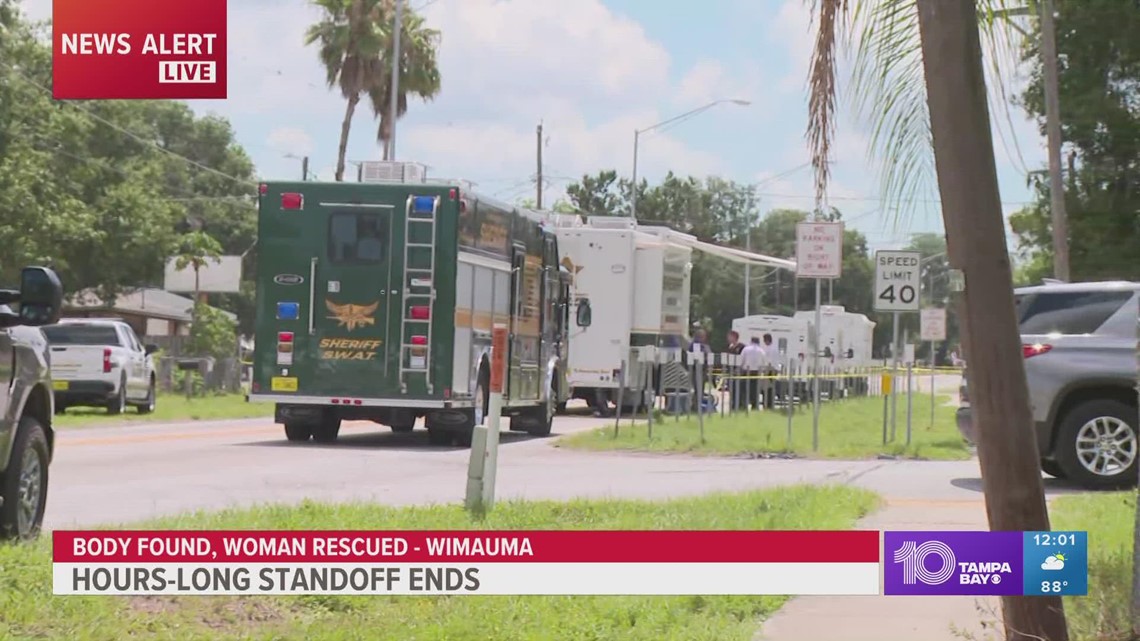 Deputies Accused killer barricaded with hostage dead after SWAT