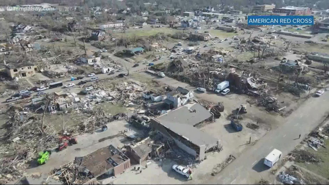 Drone footage shows homes flattened by Hurricane Michael in Mexico ...