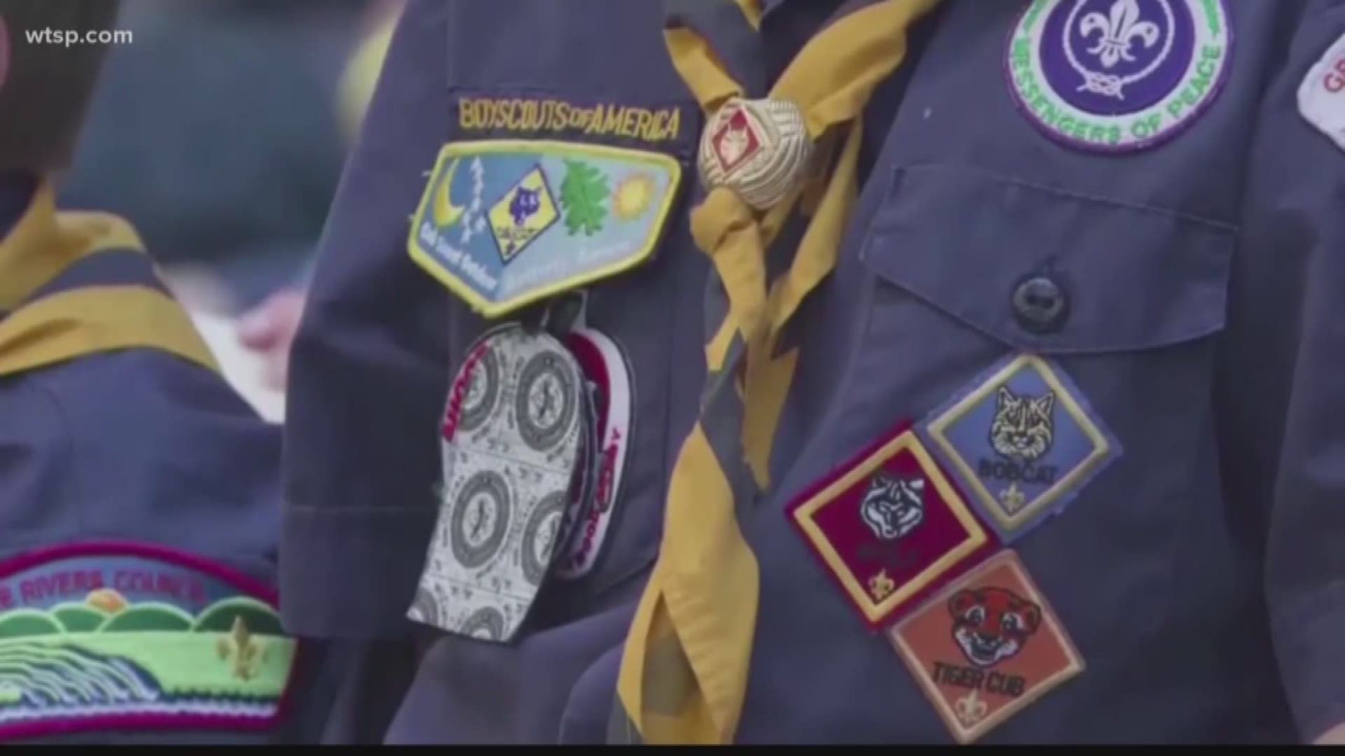 The national chapter of the Boy Scouts of America says it’s declaring bankruptcy.