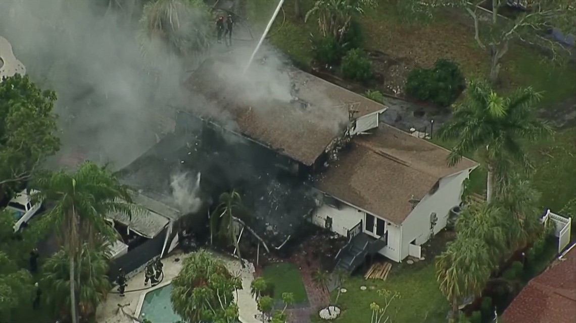 Sky 10: Shore Acres House Fire Seen From The Sky | Wtsp.com