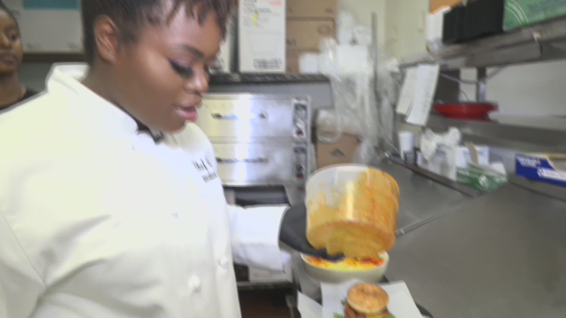 Army veteran turned sought after chef, shares her story.
