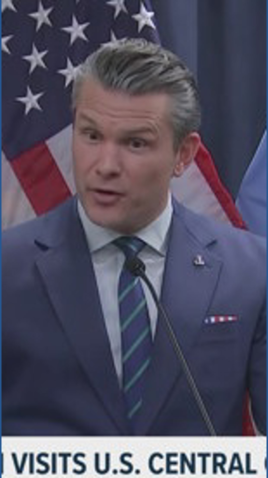 Defense Secretary Pete Hegseth discusses Iran operations at CENTCOM in ...