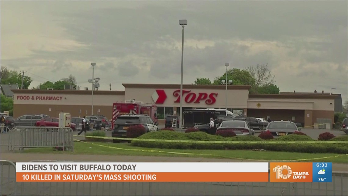 Biden to visit Buffalo shooting scene Tuesday