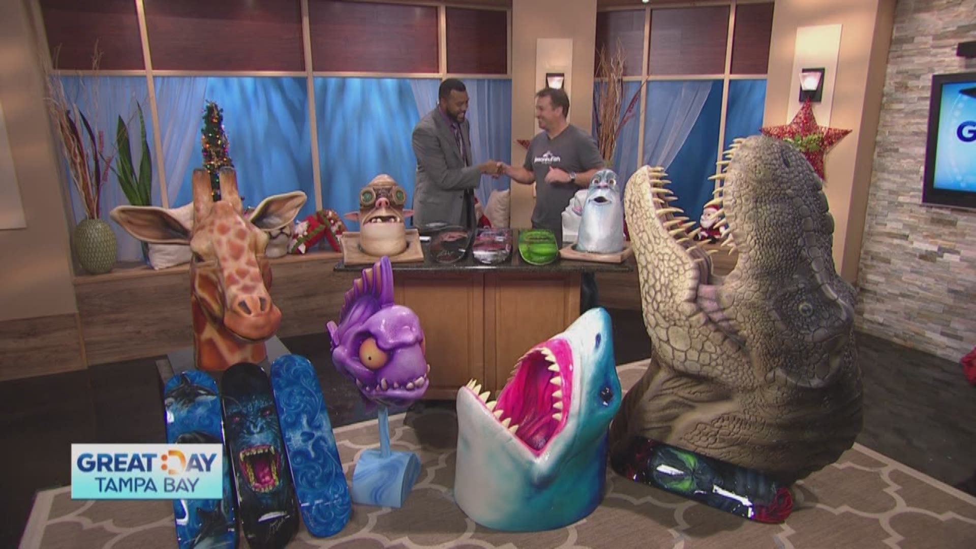 Artist Jason Hulfish and his outrageous designs have appeared on HGTV and ABC's Extreme Makeover: Home Edition.