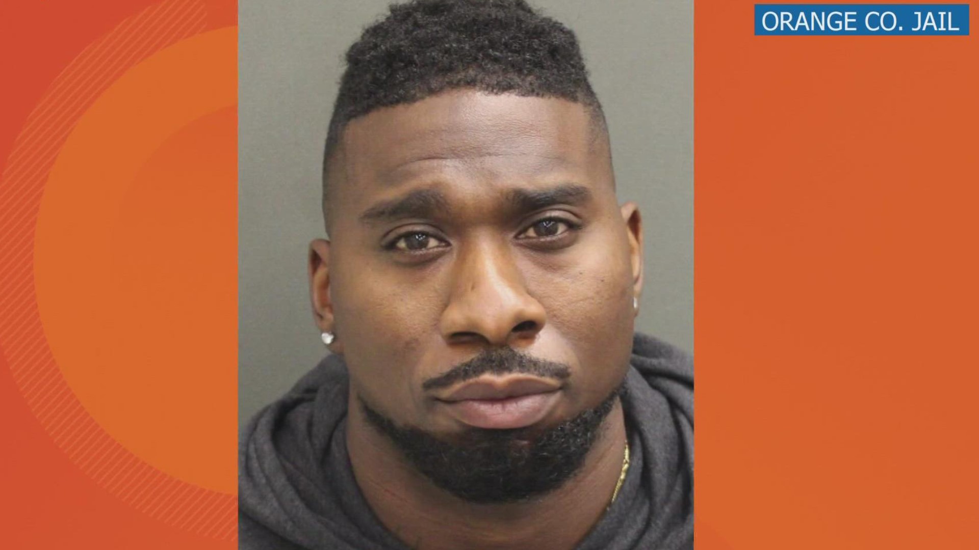 Jail records show he was arrested in Orlando and accused of attacking a woman.