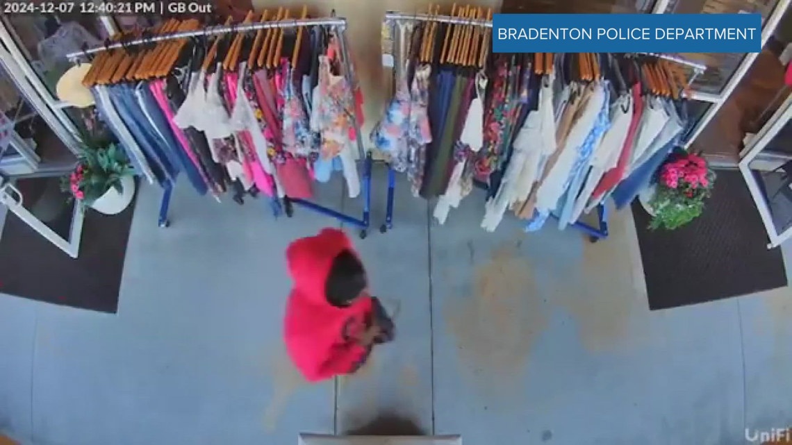 Police searching for suspect accused of stealing handgun from Bradenton ...