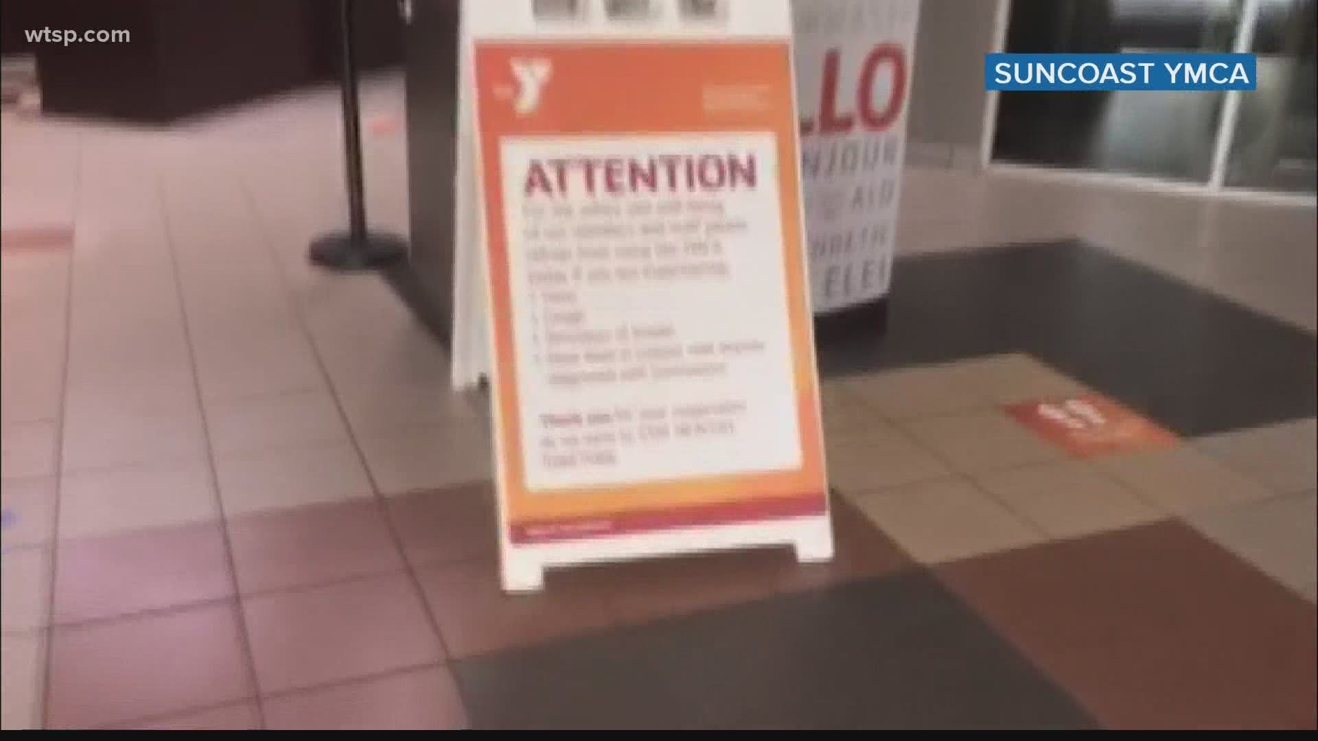 Gyms are allowed to reopen Monday, but with restrictions. YMCA of Suncoast says they'll shut down every few hours to deep clean to help keep people safe.